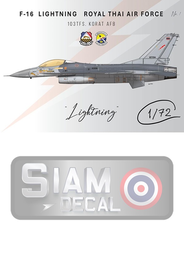 F-16 A/B Lightning RTAF 103Sqn MLU 1:72